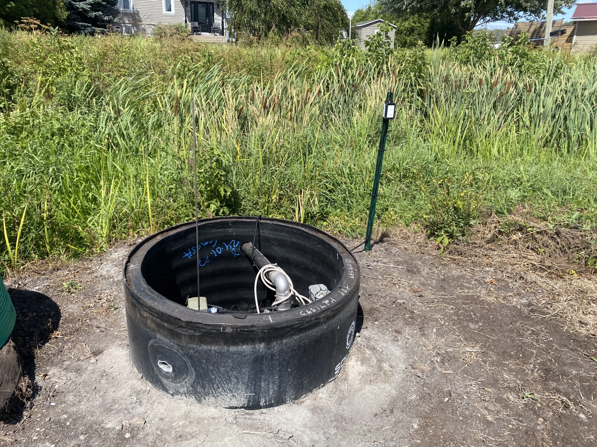 Capteur de distance pour station de pompage
