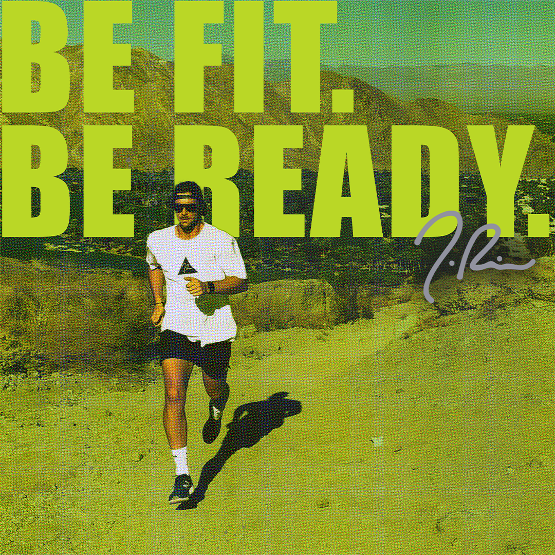Be Fit. Be Ready. T Rice Fitness graphic