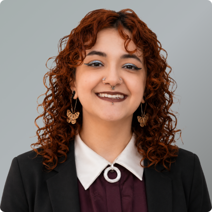 Foto de primer plano de Sara Bayoumi-Smith
