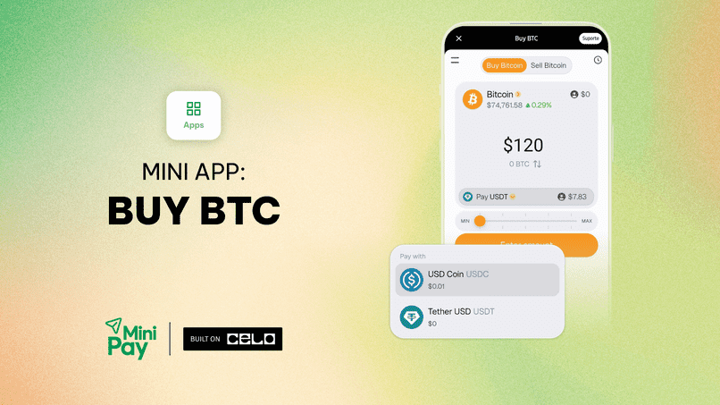 Buy BTC Instantly in MiniPay