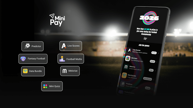 Experience Football in MiniPay: Predict, play and earn rewards.