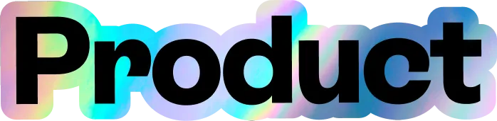 Product sticker