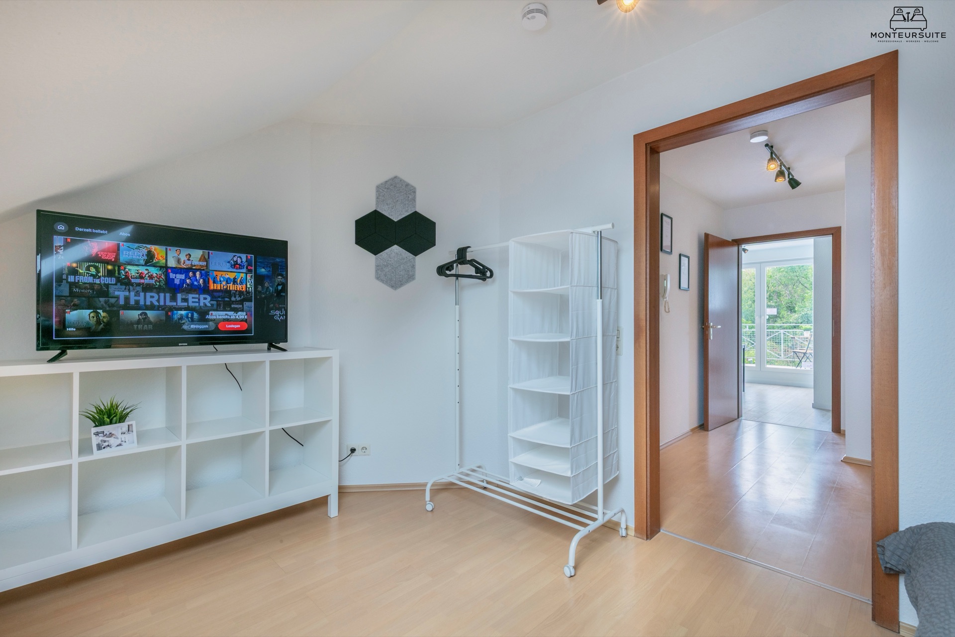 MS Kerpen 16 – Schlafzimmer mit Blick in den Flur