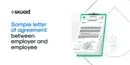 Sample letter of agreement between employer and employee