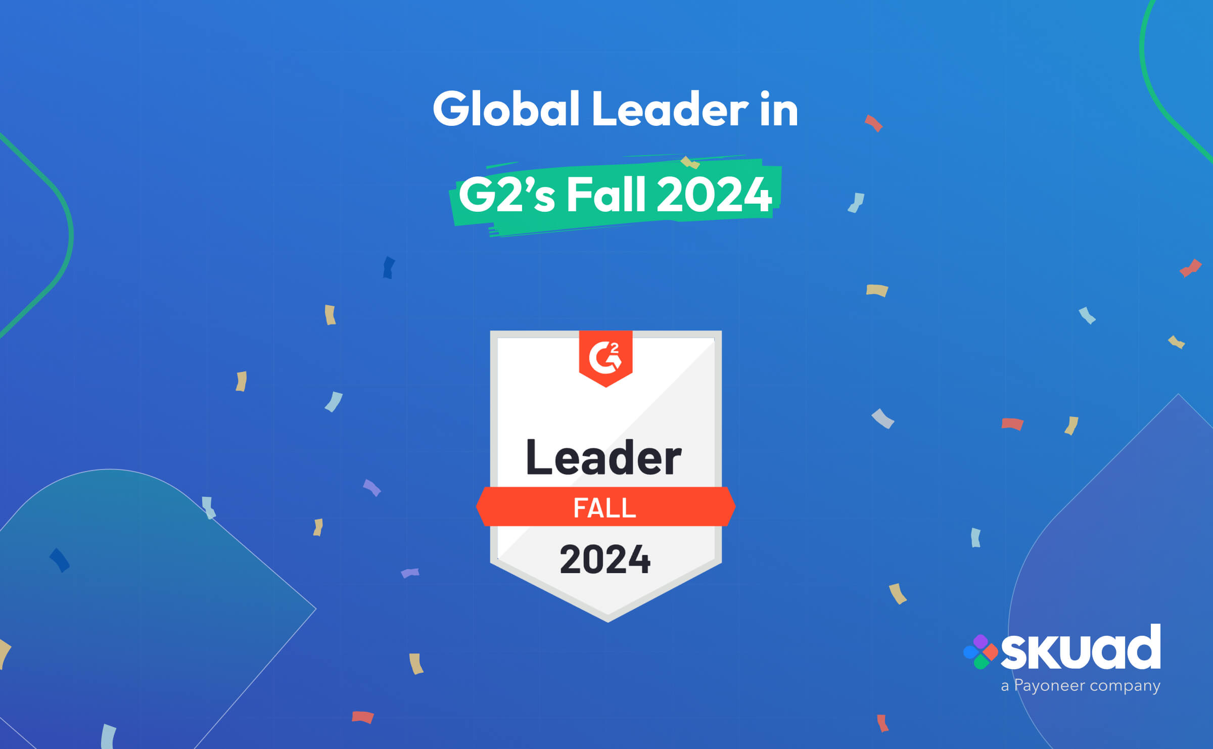 Skuad named Global Leader in G2's Fall 2024 Report