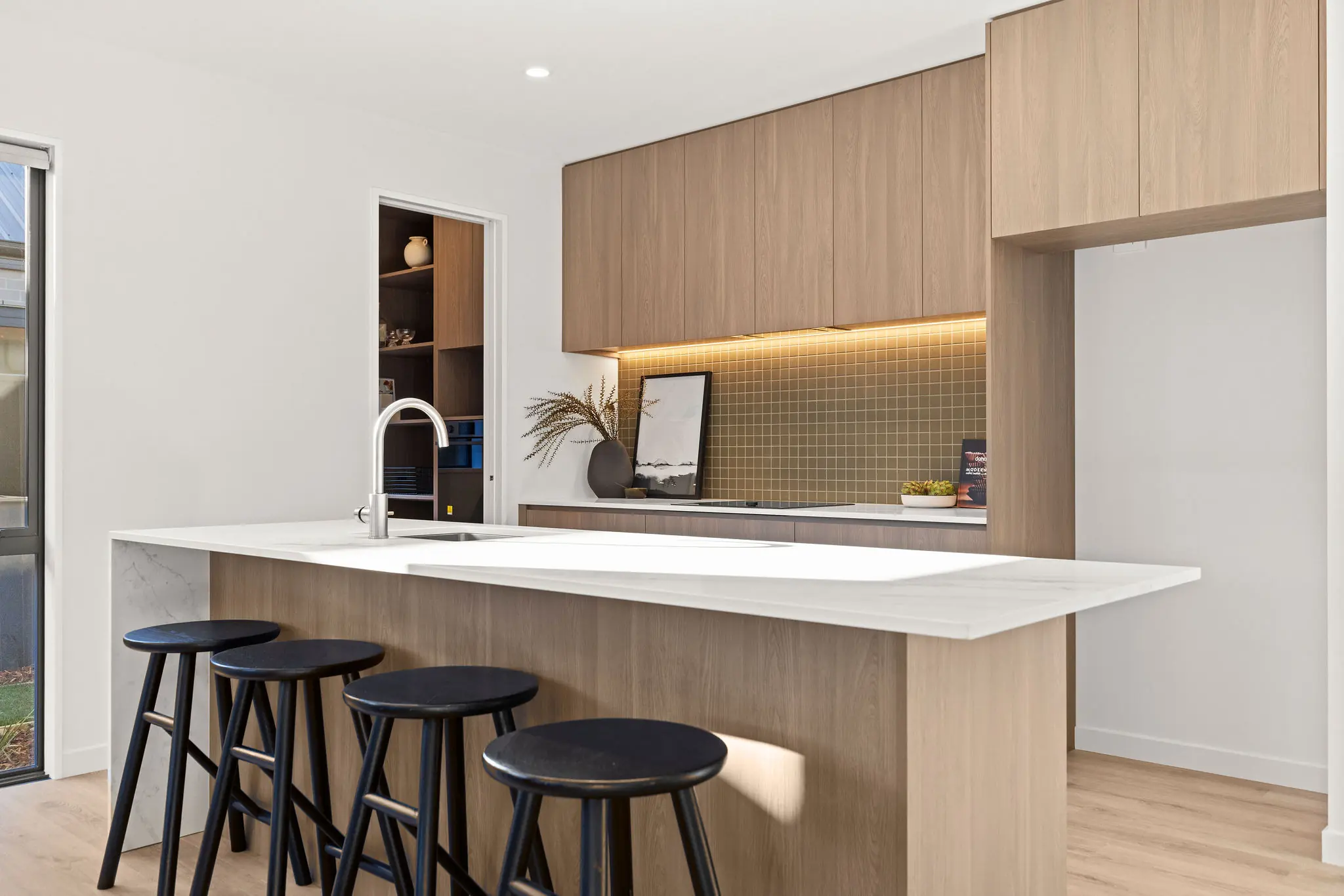 Kitchen with island bench