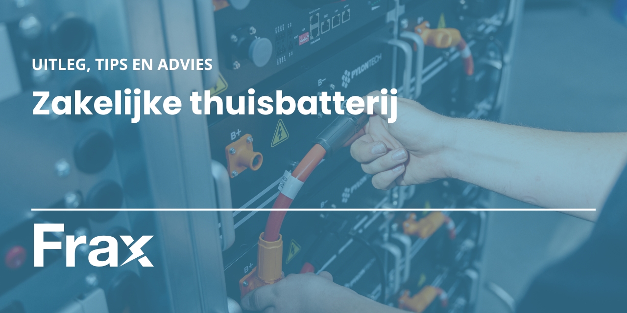 thuisbatterij zakelijk kopen