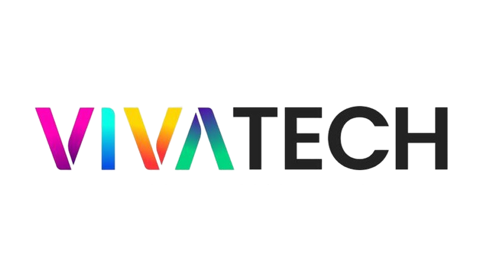 VIVATECH logo with colorful gradient letters for VIVA and black TECH text.