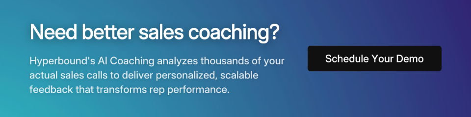 Need better sales coaching?