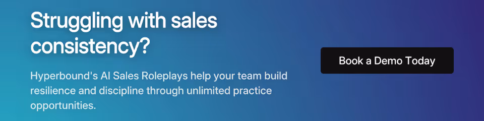 Struggling with sales consistency?