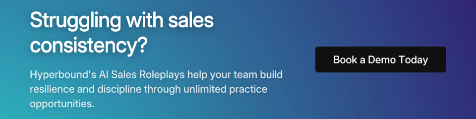 Struggling with sales consistency?