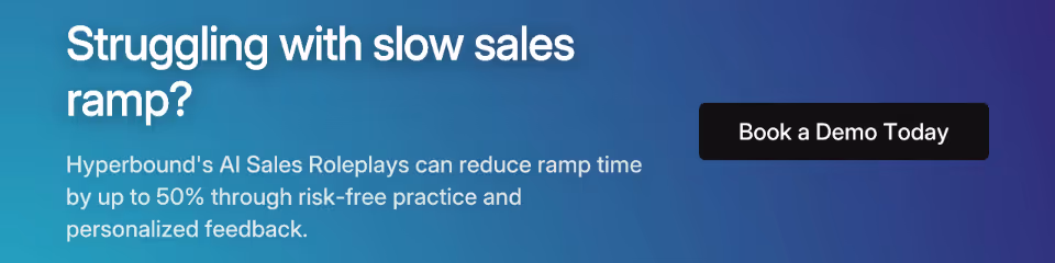 Struggling with slow sales ramp?
