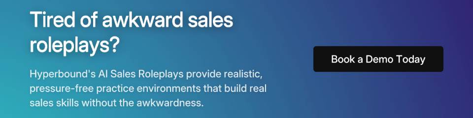 Tired of awkward sales roleplays?