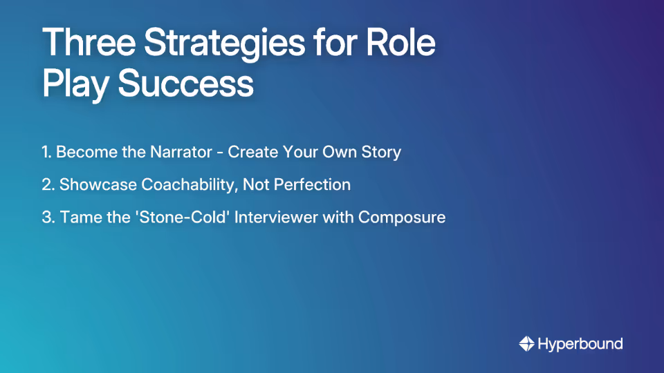 Three Strategies for Role Play Success