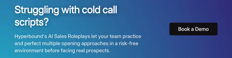 Struggling with cold call scripts?