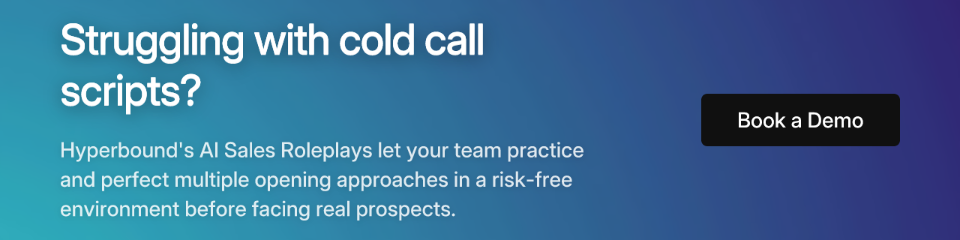 Struggling with cold call scripts?