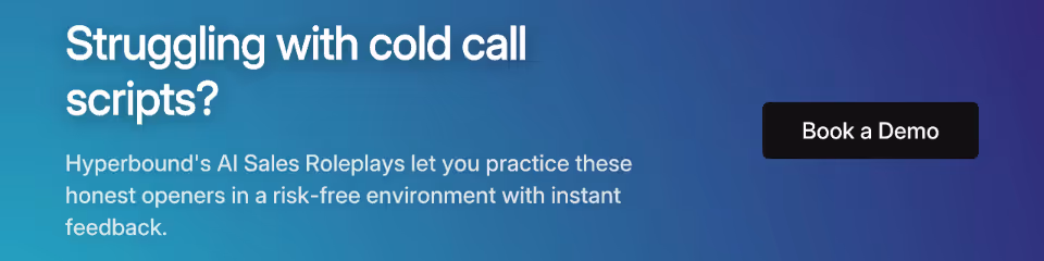 Struggling with cold call scripts?