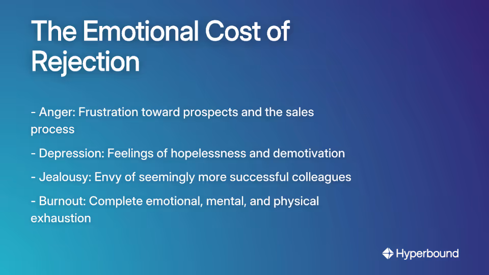 The Emotional Cost of Rejection