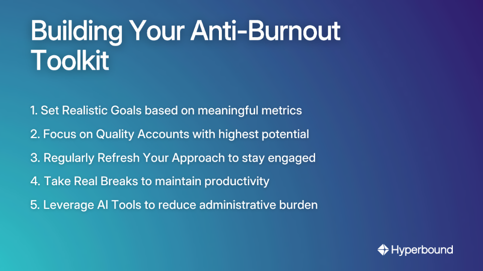 Building Your Anti-Burnout Toolkit