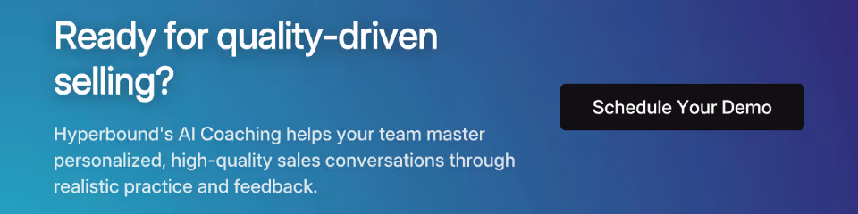 Ready for quality-driven selling?