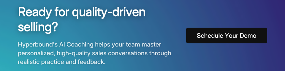 Ready for quality-driven selling?