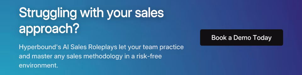 Struggling with your sales approach?
