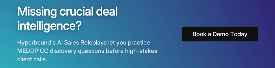 Missing crucial deal intelligence?
