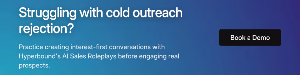 Struggling with cold outreach rejection?