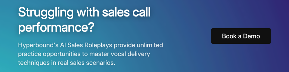 CTA for Hyperbound's AI Sales Roleplays to improve sales call performance.