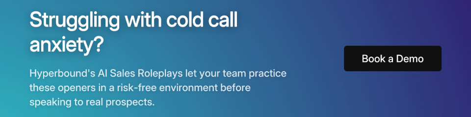 Struggling with cold call anxiety?