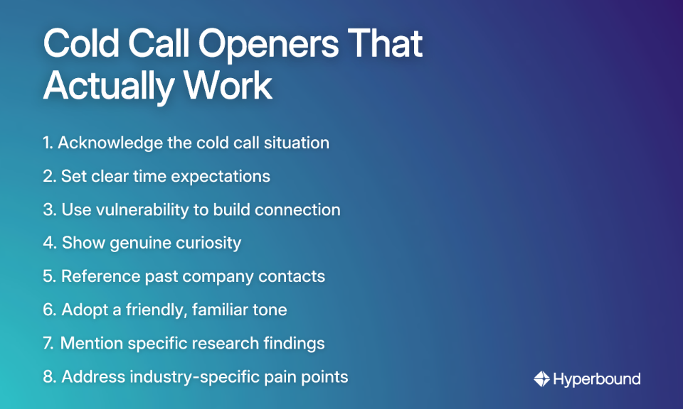 Cold Call Openers That Actually Work