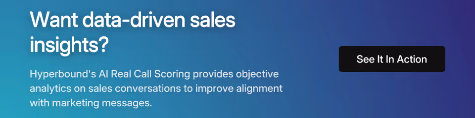 Want data-driven sales insights?