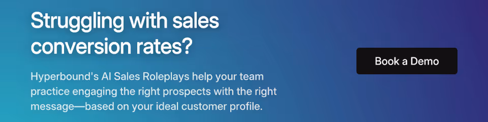 Struggling with sales conversion rates?