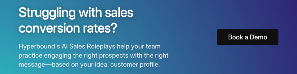 Struggling with sales conversion rates?