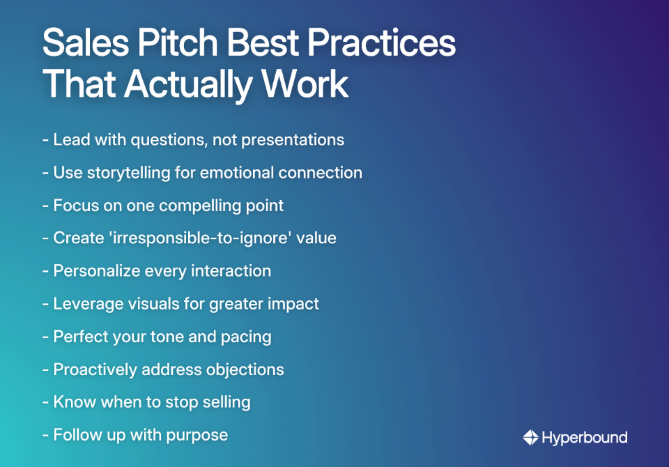 Sales Pitch Best Practices That Actually Work