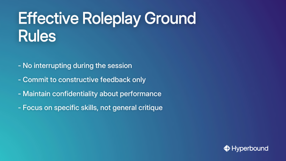 Effective Roleplay Ground Rules
