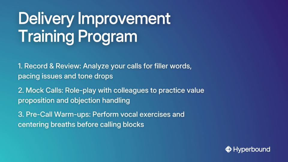 Delivery Improvement Training Program