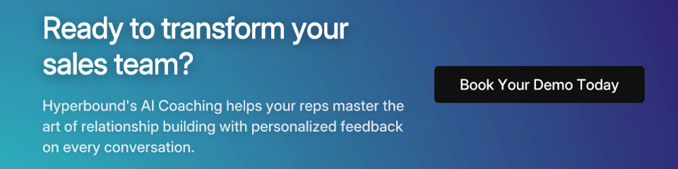 Ready to transform your sales team?