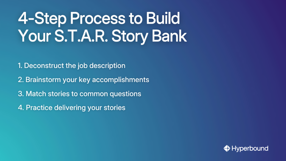 4-Step Process to Build Your S.T.A.R. Story Bank