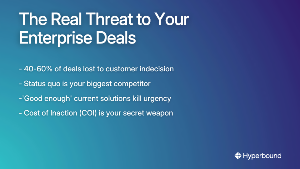 The Real Threat to Your Enterprise Deals