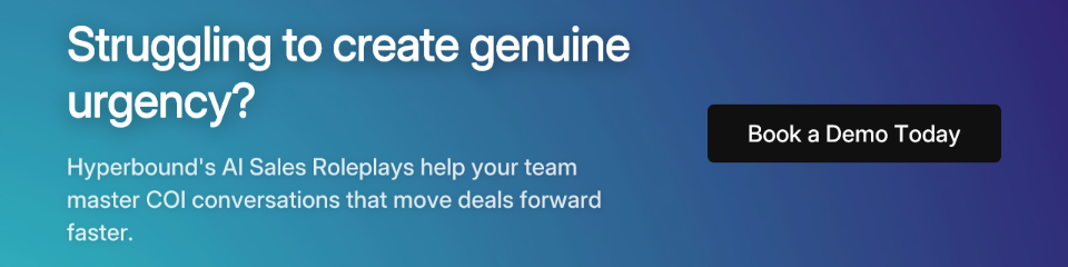 Struggling to create genuine urgency?
