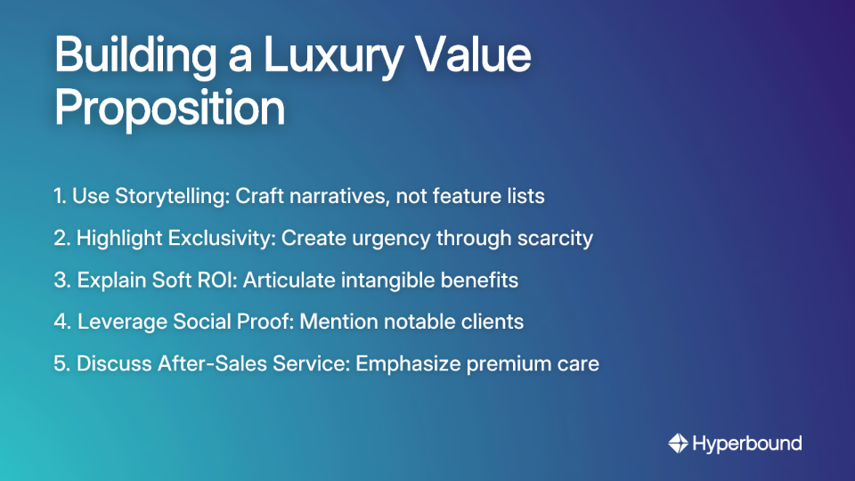 Building a Luxury Value Proposition