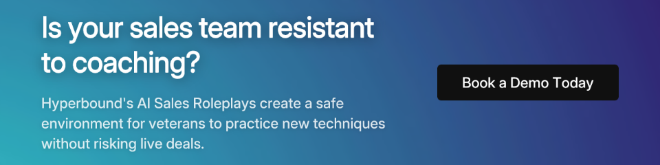 Is your sales team resistant to coaching?