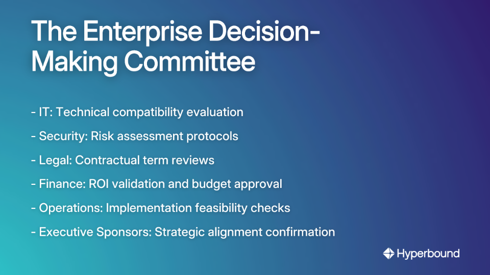 The Enterprise Decision-Making Committee