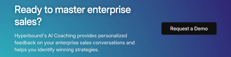Ready to master enterprise sales?