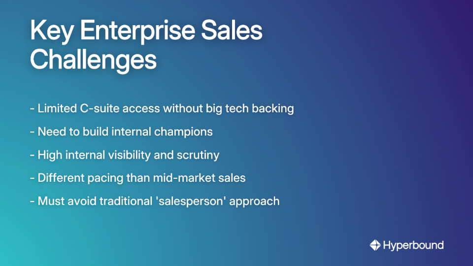Key Enterprise Sales Challenges