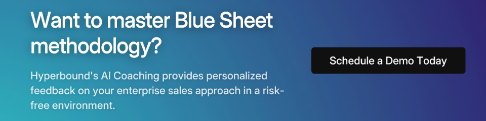 Want to master Blue Sheet methodology?