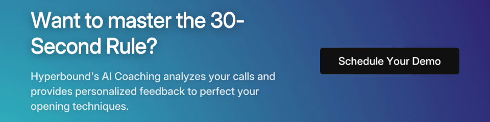 Want to master the 30-Second Rule?