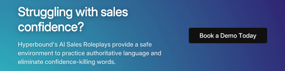 Struggling with sales confidence?