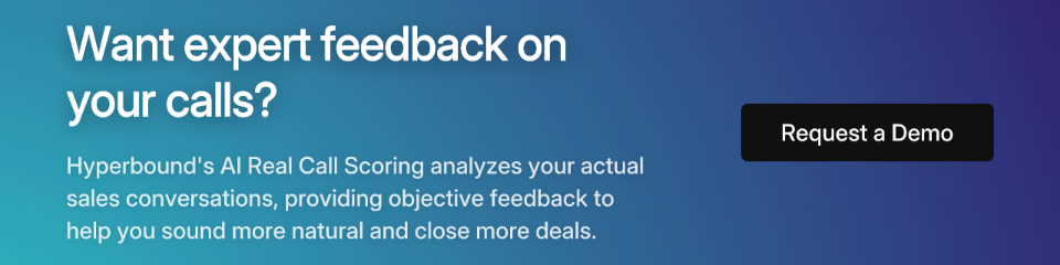 Want expert feedback on your calls?